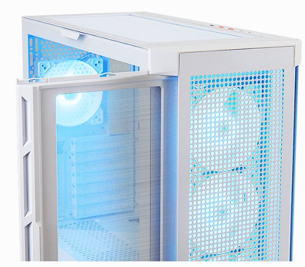 COUGAR PC skříň DUOFACE Pro RGB Black Mid Tower TG & Airflow Front Panel 4 x ARGB Fans TG Left Panel