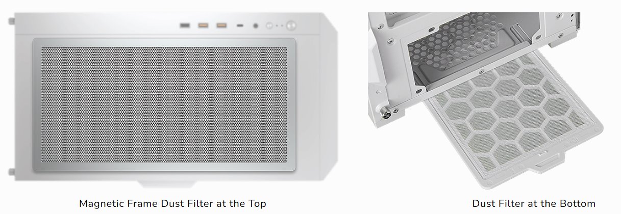 COUGAR PC skříň DUOFACE Pro RGB Black Mid Tower TG & Airflow Front Panel 4 x ARGB Fans TG Left Panel