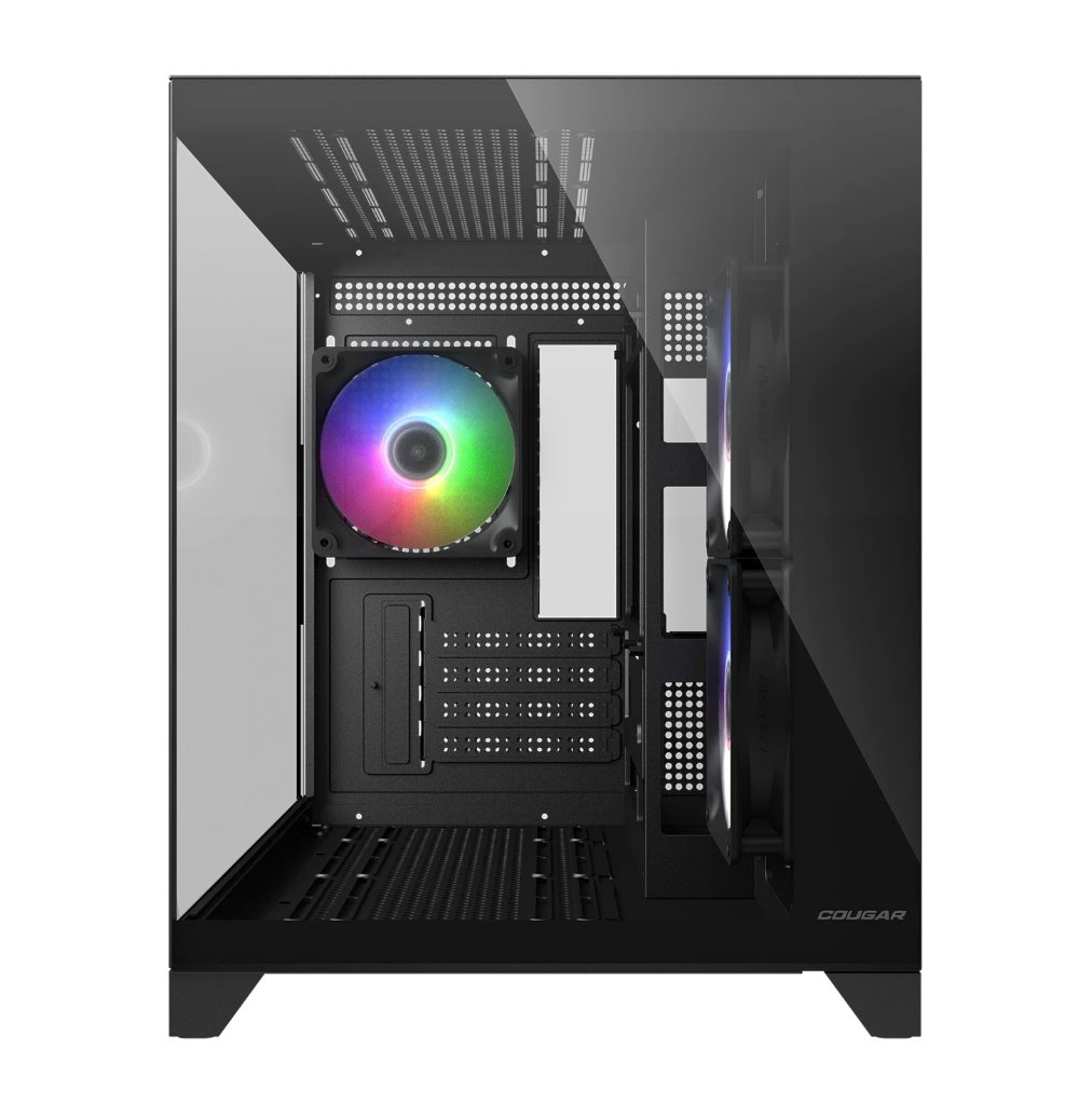 COUGAR PC skříň FV150 RGB Black Mini tower