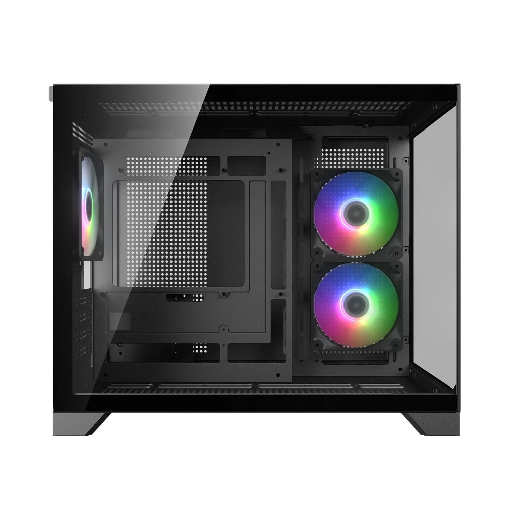 COUGAR PC skříň FV150 RGB Black Mini tower
