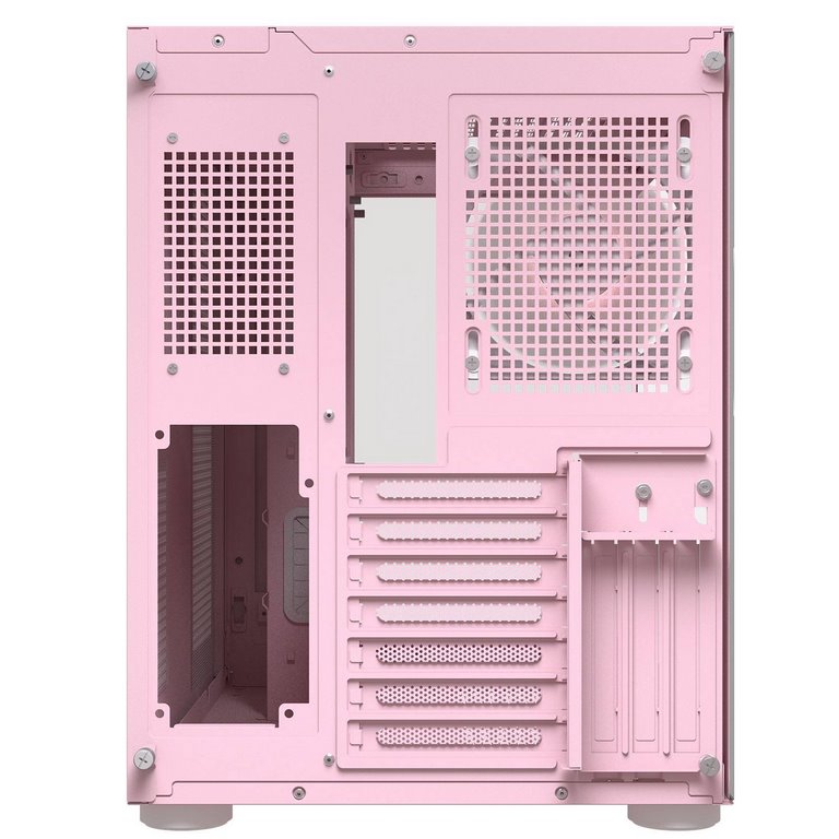 COUGAR PC skříň FV150 RGB Pink Mid tower Dual-Chamber ATX glass, 4x 120mm ARGB fans