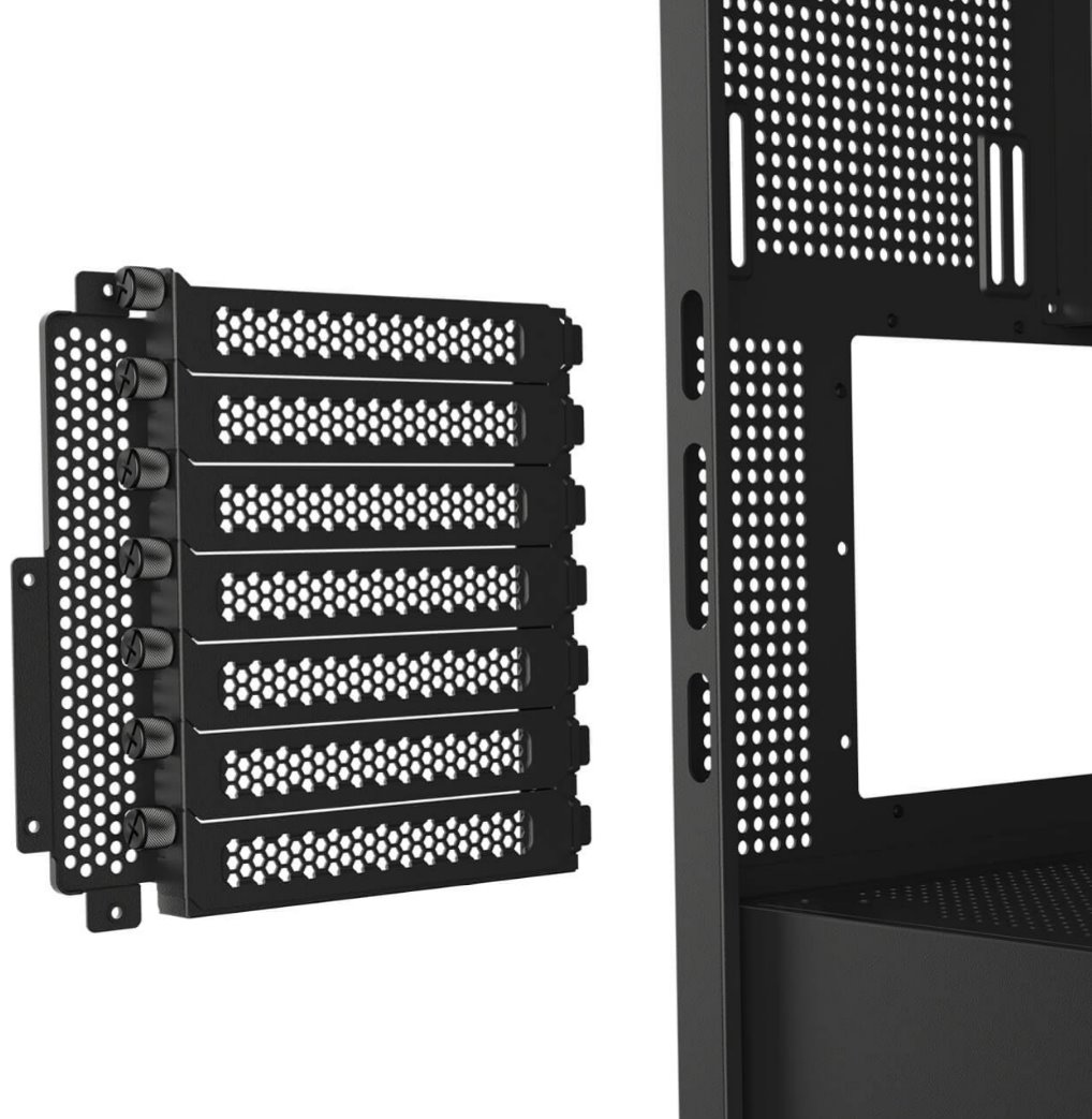 COUGAR PC skříň FV270 Black Mid tower tempered curved glass perimeter quick detachable air filters up to 9 fans