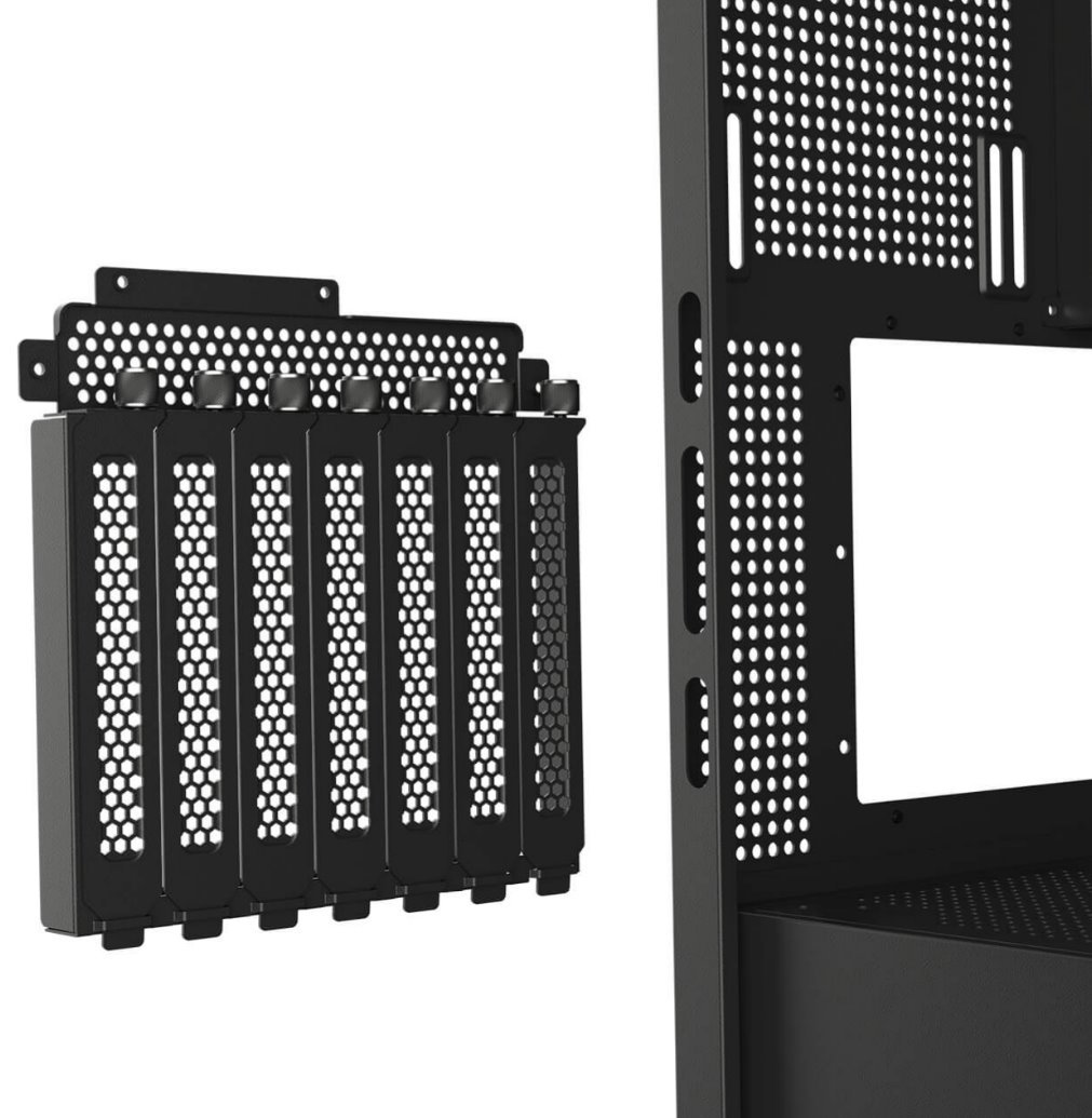COUGAR PC skříň FV270 Black Mid tower tempered curved glass perimeter quick detachable air filters up to 9 fans