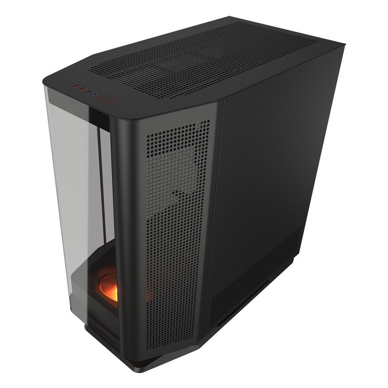 COUGAR PC skříň FV270 Black Mid tower tempered curved glass perimeter quick detachable air filters up to 9 fans