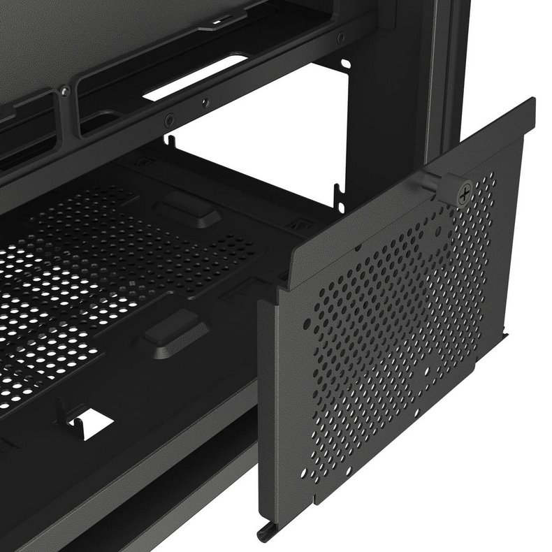 COUGAR PC skříň FV270 Black Mid tower tempered curved glass perimeter quick detachable air filters up to 9 fans