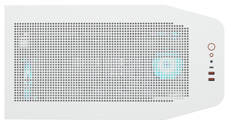 COUGAR PC skříň FV270 White Mid tower tempered curved glass perimeter quick detachable air filters up to 9 fans
