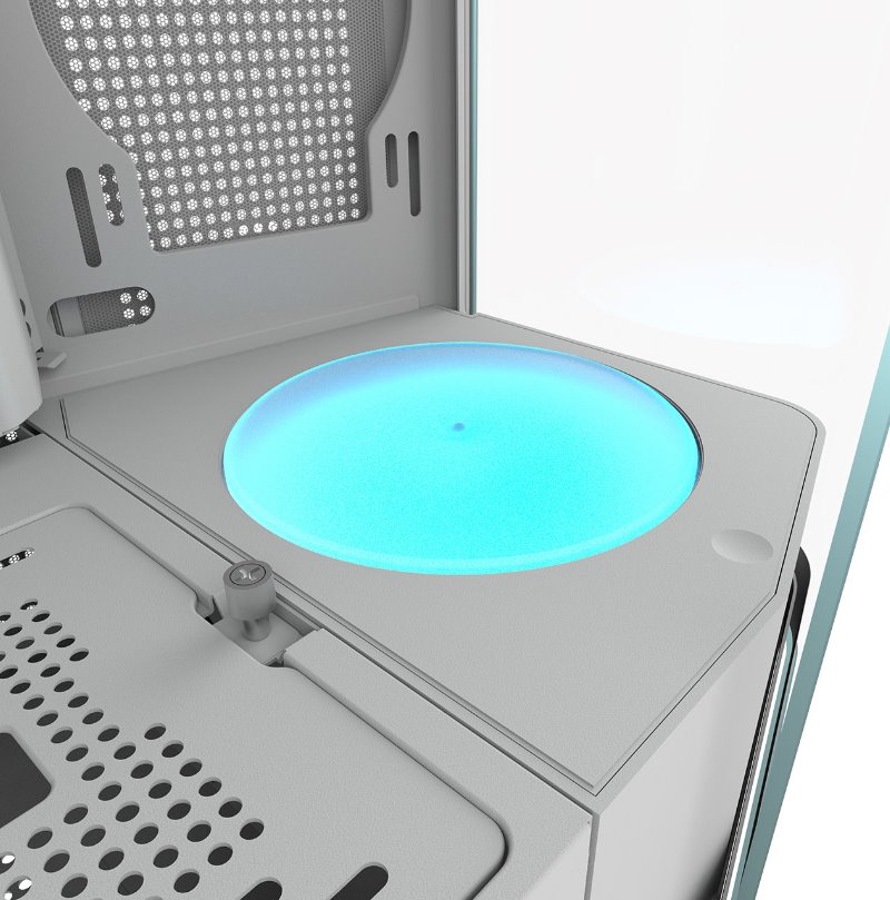 COUGAR PC skříň FV270 White Mid tower tempered curved glass perimeter quick detachable air filters up to 9 fans
