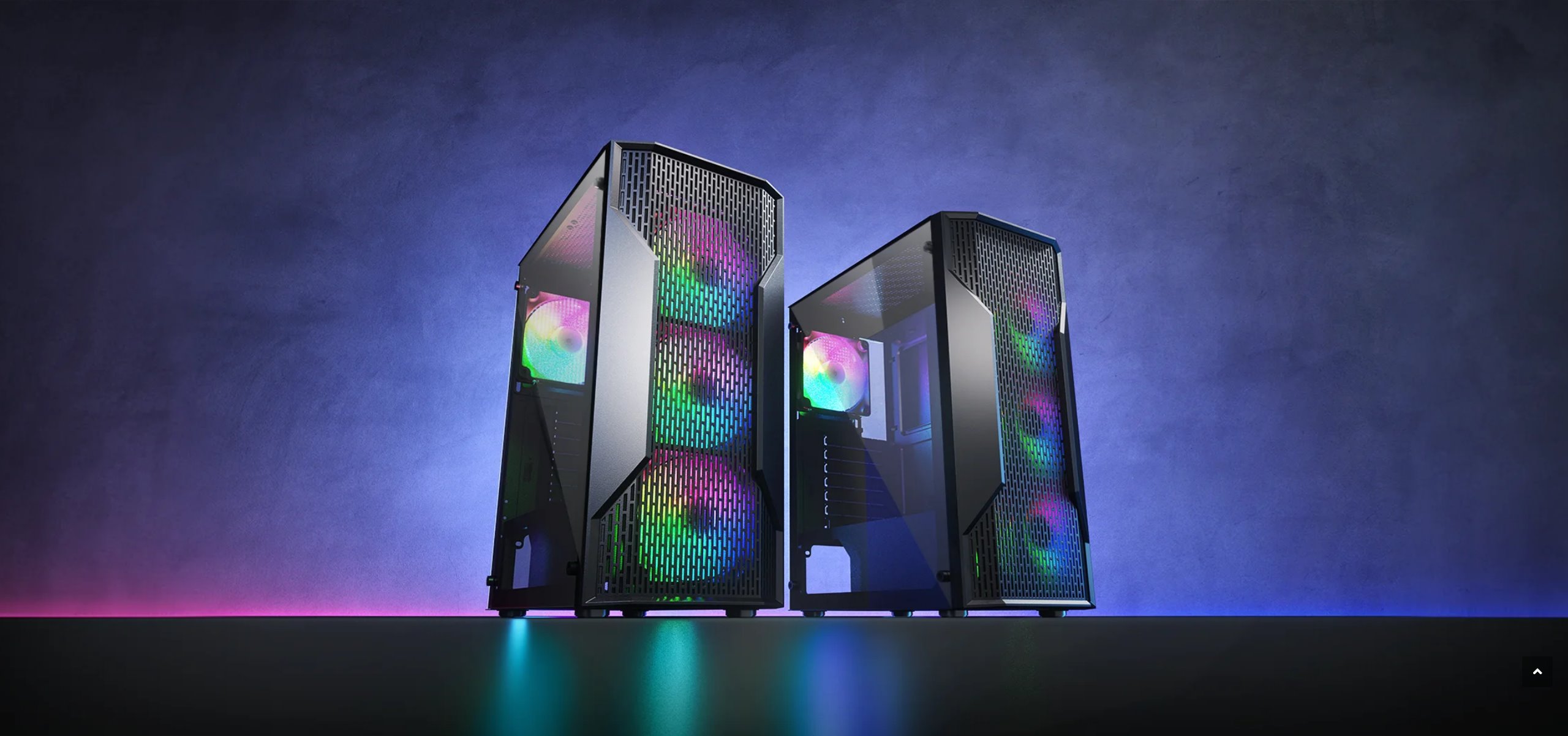 COUGAR PC skříň MX110 RGB Black (system build version) Mid Tower 4 x 120mm fans RGB