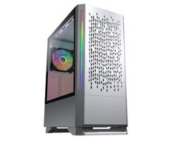 COUGAR PC skříň MX430 Air RGB Black Mid Tower Air Vents Front Panel with ARGB strips 3 x ARGB Fans 4mm TG Left Panel