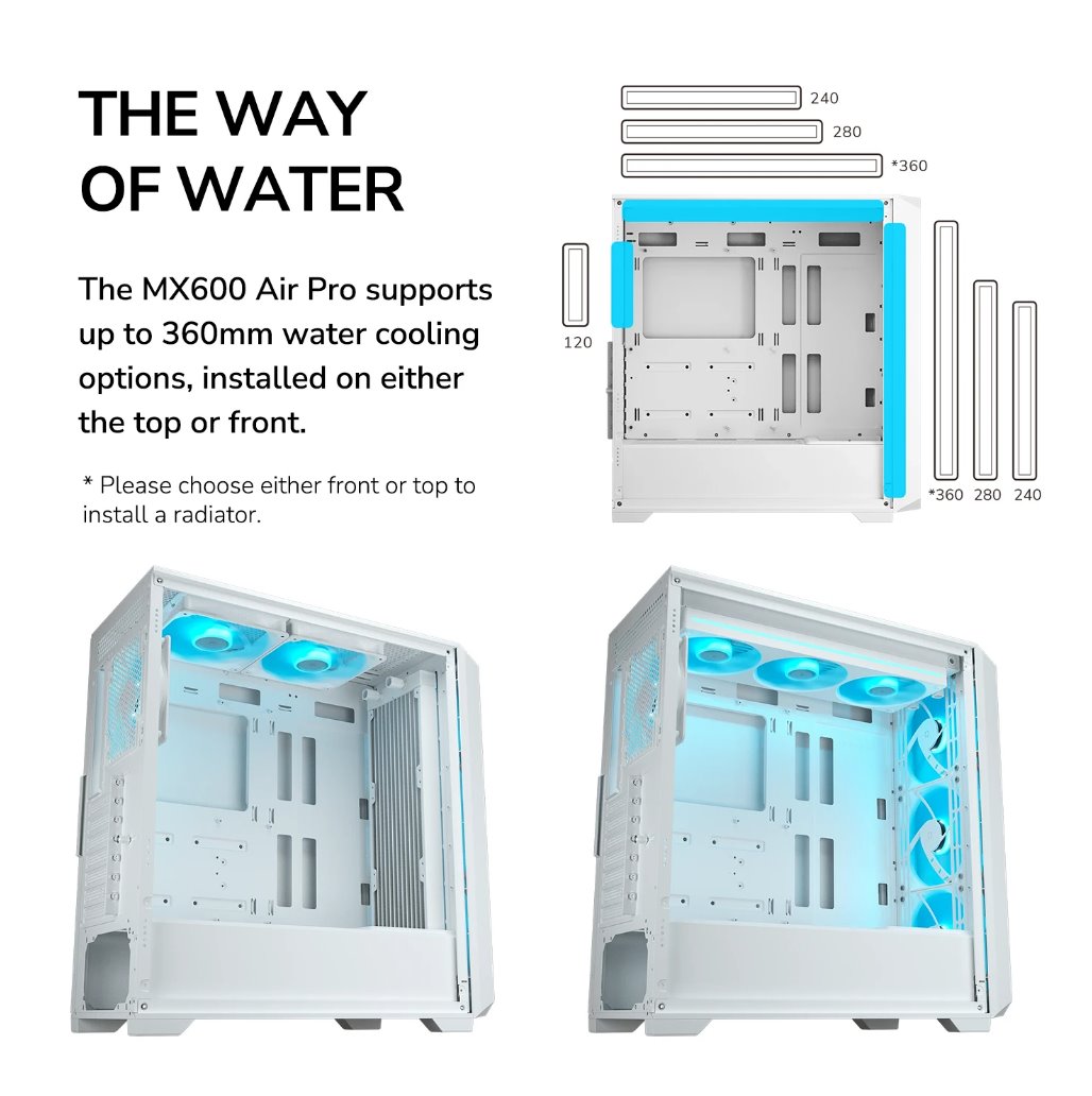 COUGAR PC skříň MX600 Air Pro Black Mid