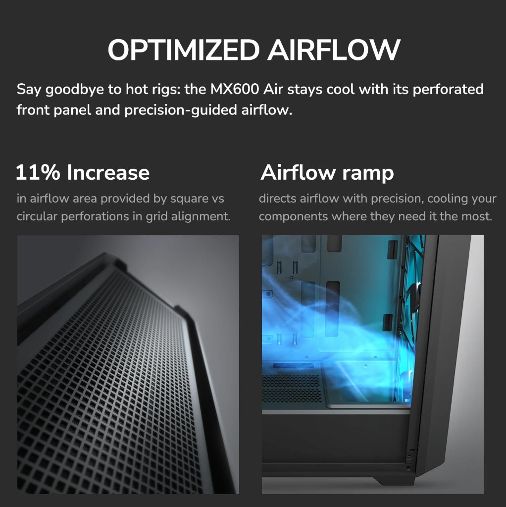 COUGAR PC skříň MX600 Air White Mid