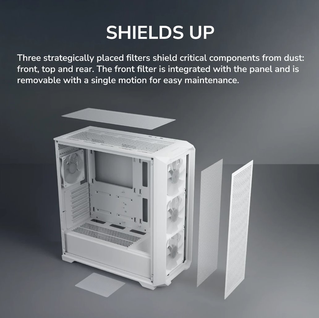 COUGAR PC skříň MX600 Air White Mid