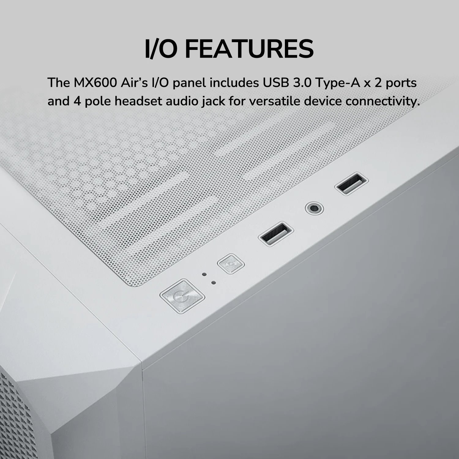 COUGAR PC skříň MX600 Air White Mid