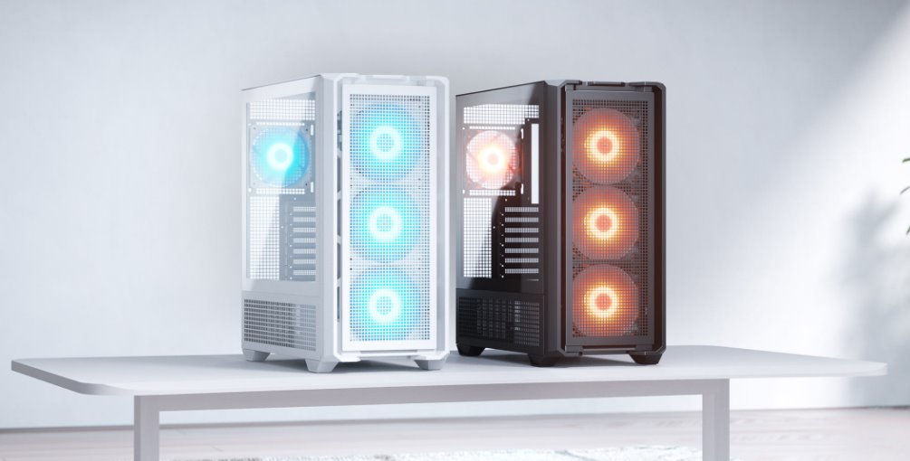 COUGAR PC skříň MX600 Black Full Tower Mesh Front Panel 3 x 140mm + 1 x 120mm Fans TG Left Panel