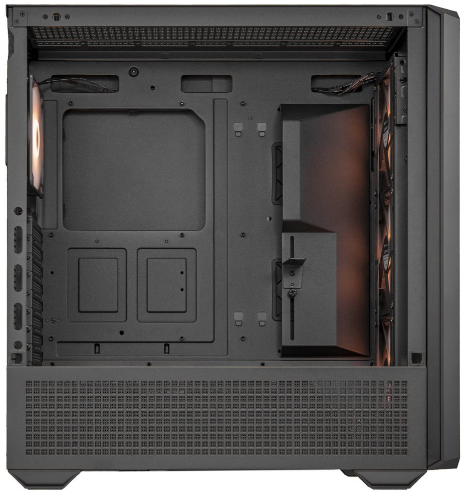 COUGAR PC skříň MX600 Black Mid Tower Mesh Front Panel 3 x 140mm + 1 x 120mm Fans TG Left Panel