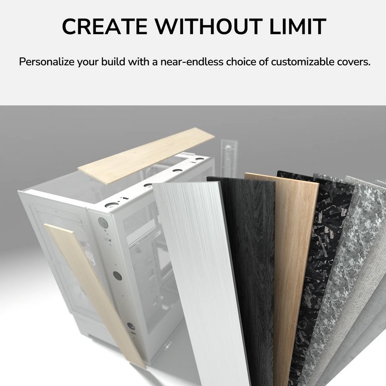 COUGAR PC skříň OMNYX White Mid Tower Mesh Front Panel 2 x 160mm ARGB Fan, Rear Panel 2x 160mm ARGB Fan