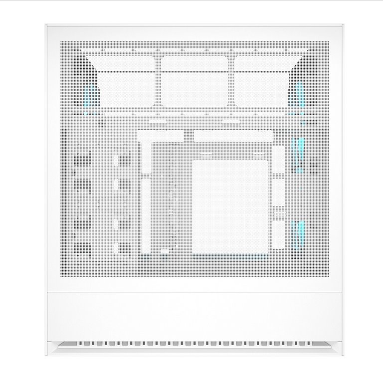 COUGAR PC skříň OMNYX White Mid Tower Mesh Front Panel 2 x 160mm ARGB Fan, Rear Panel 2x 160mm ARGB Fan