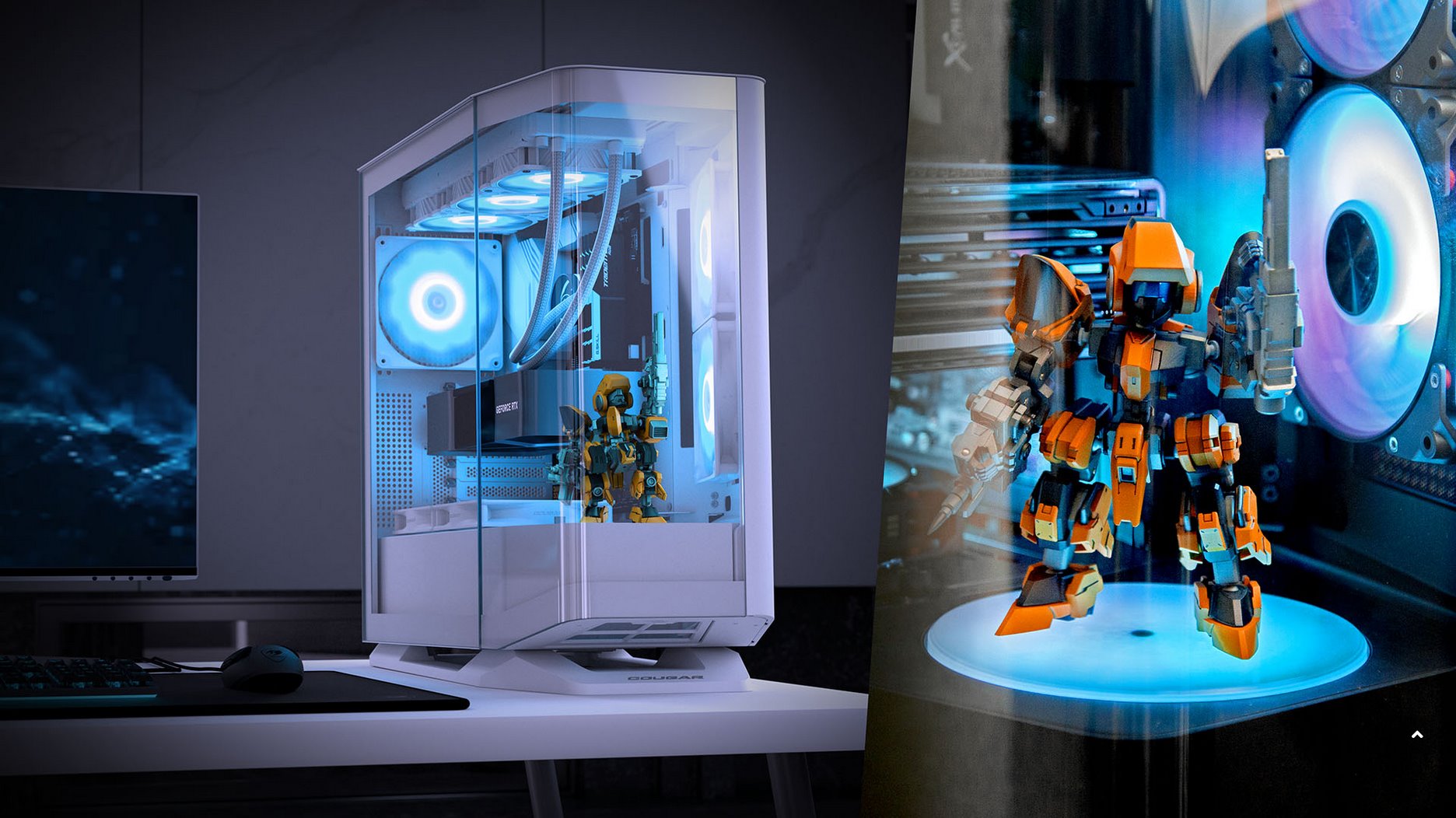 COUGAR PC skříň příslušenství pro FV270 Rotating Platform Black