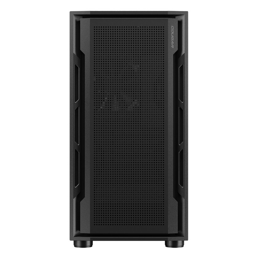 COUGAR PC skříň UNIFACE Black Mini Tower Mesh Front Panel 1x 120mm Fan TG Left Panel