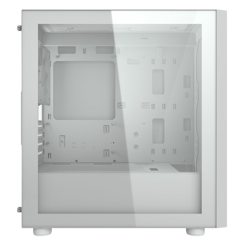 COUGAR PC skříň UNIFACE White Mini Tower Mesh Front Panel 1x 120mm Fan TG Left Panel