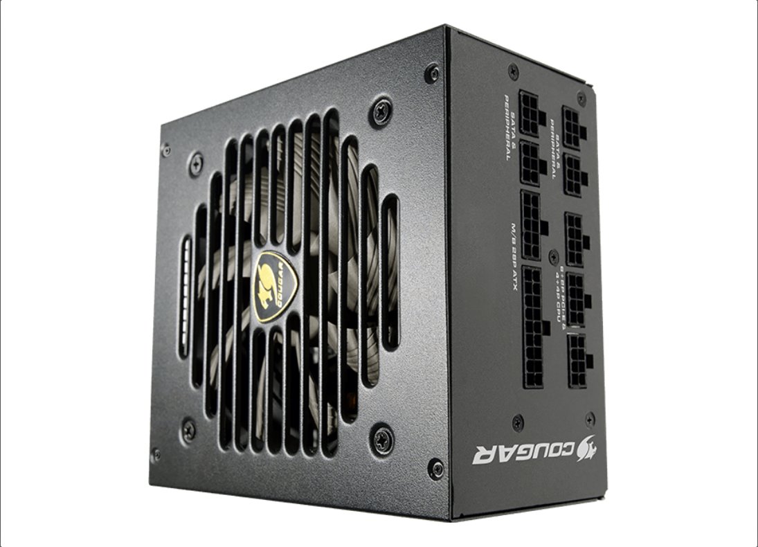 COUGAR PC zdroj GEX 650W 80+ Gold, Fully modular