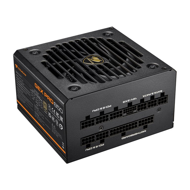 COUGAR PC zdroj GEX PRO 650W 80+ Gold, Fully, ATX3.1, PCIE5.1, GeForce RTX 50 series ready