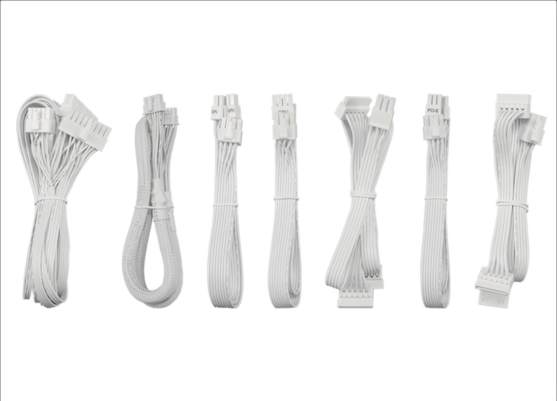 COUGAR PC zdroj GEX X2 1000W SNOW 80+ Gold, modulární (PCI-e 5.0 GPU 12+4 Pin)