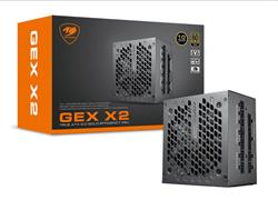 COUGAR PC zdroj GEX X2 850W 80+ Gold, Fully modular (PCI-e 5.0 GPU 12+4 Pin)