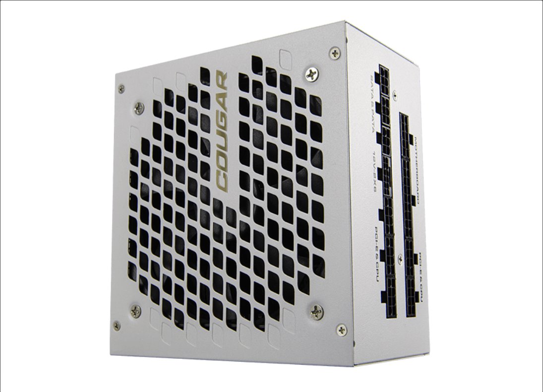 COUGAR PC zdroj GEX X2 850W SNOW 80+ Gold, modulární (PCI-e 5.0 GPU 12+4 Pin)