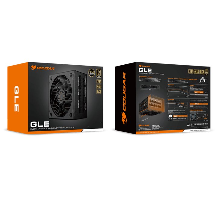 COUGAR PC zdroj GLE 1200W 80+ Gold, Fully modular