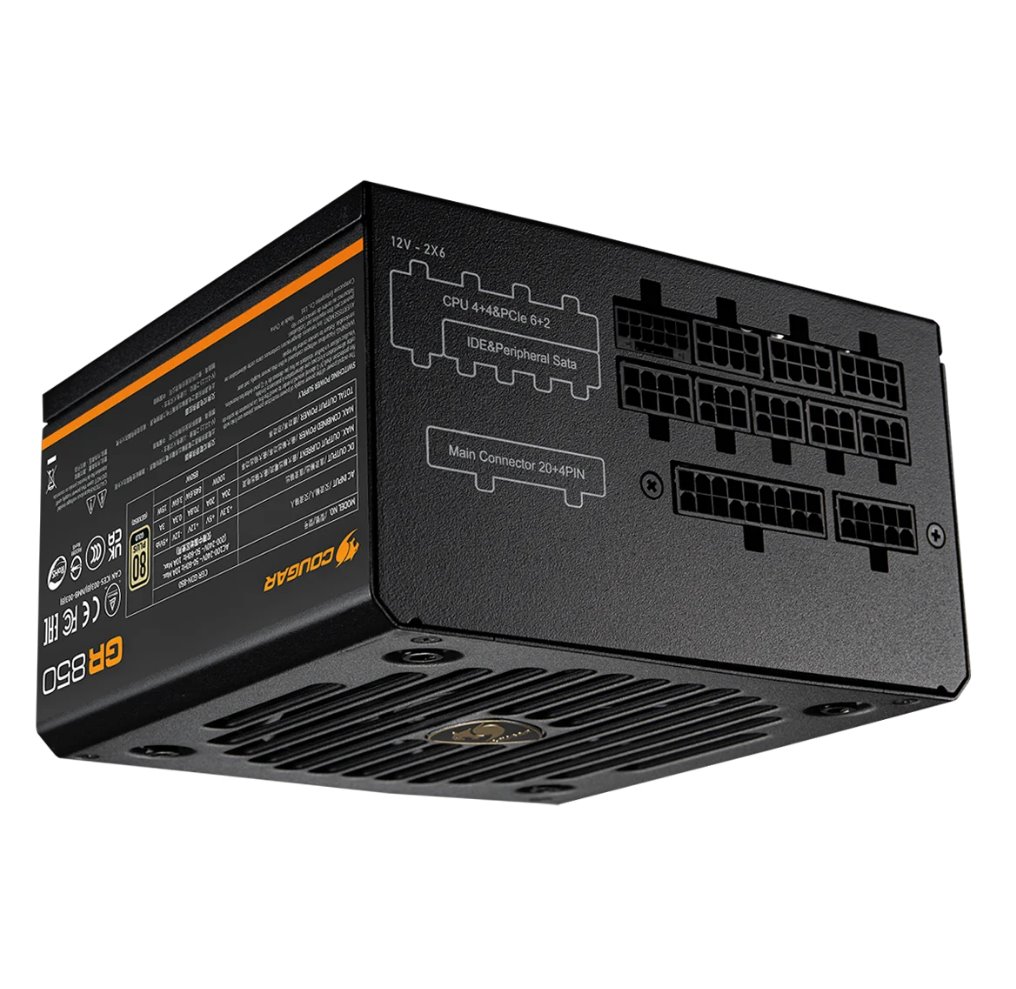 COUGAR PC zdroj GR 850W 80+ Gold, Fully modular