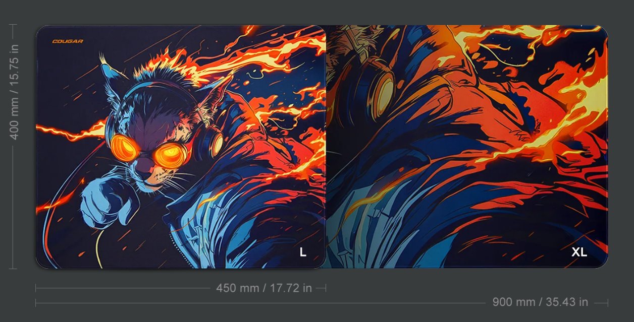 COUGAR podložka pod myš BREAKER XL 900 x 400