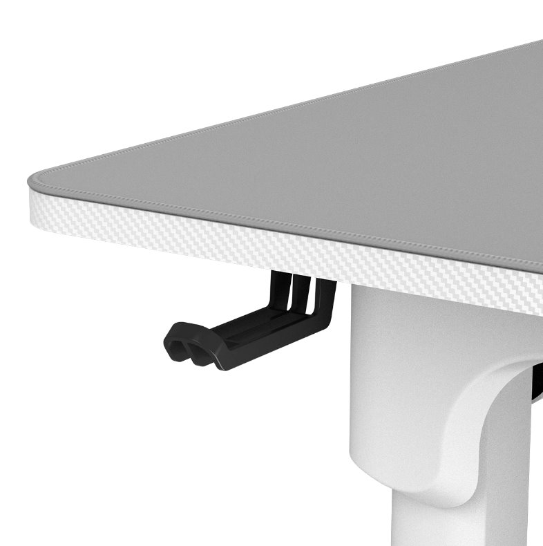 COUGAR stůl E-GRAV 160 WHITE elictric 1600 x 750 x 15 mm, 730~1180mm Silent Dual Motor Drive