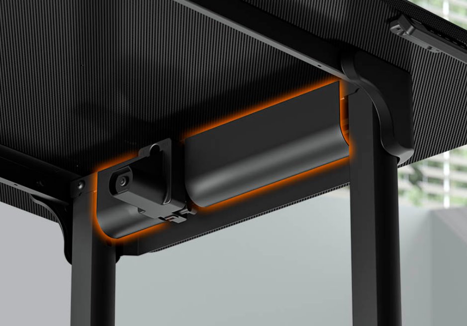 COUGAR stůl E-GRAV 160 WHITE elictric 1600 x 750 x 15 mm, 730~1180mm Silent Dual Motor Drive