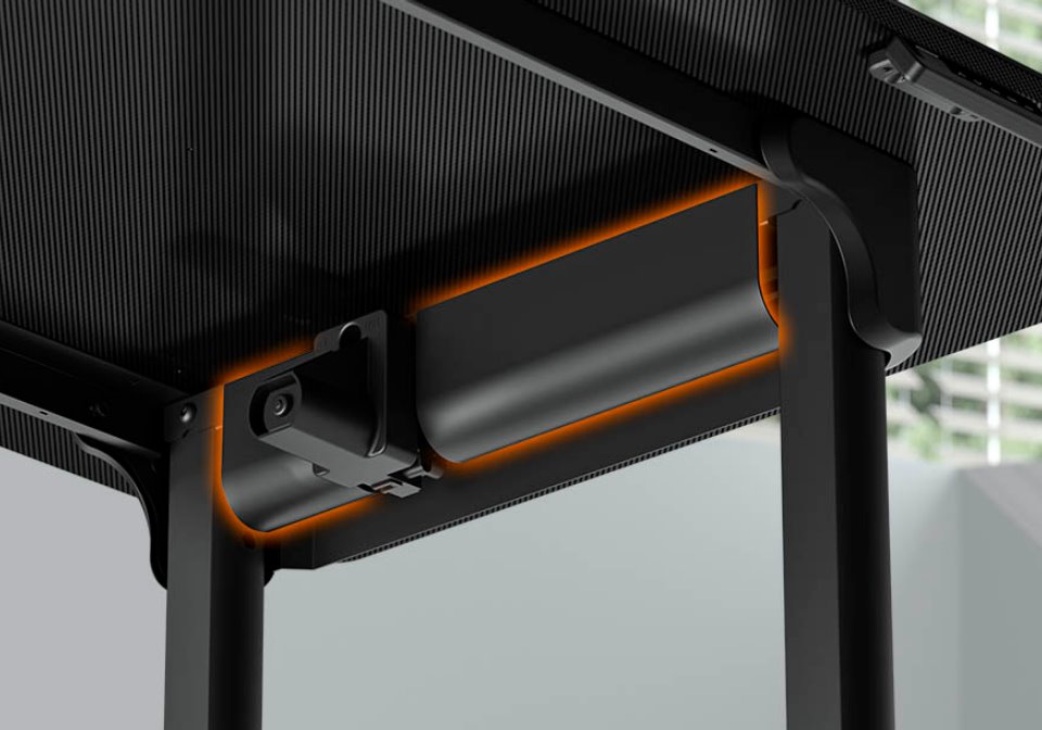 COUGAR stůl E-GRAV 180 elictric 1800 x 800 x 15 mm, 730~1180mm Silent Dual Motor Drive