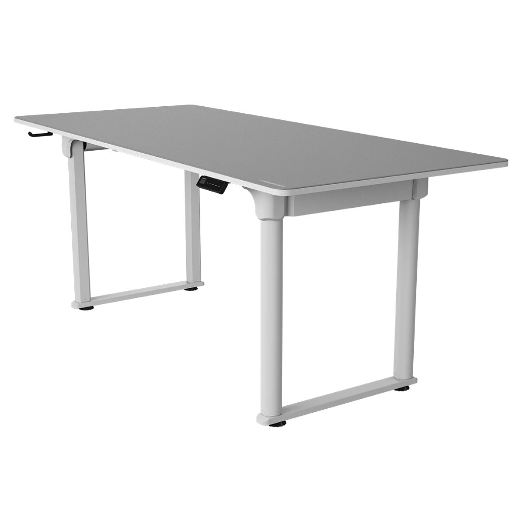 COUGAR stůl E-GRAV 180 WHITE elictric 1800 x 800 x 15 mm, 730~1180mm Silent Dual Motor Drive