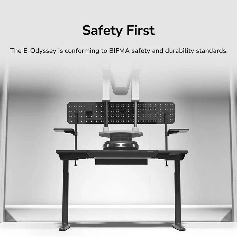 COUGAR stůl E-ODYSSEY 150 elictric 1500 x 700 x 25 mm, 730~1180mm Silent Dual Motor Drive