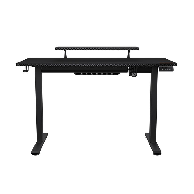 COUGAR stůl E-STAR 120 el. 1200 x 600 x 15, 720-1170mm,carbon design,monitor stand,pad,paměť 2 módy (poškozený obla)