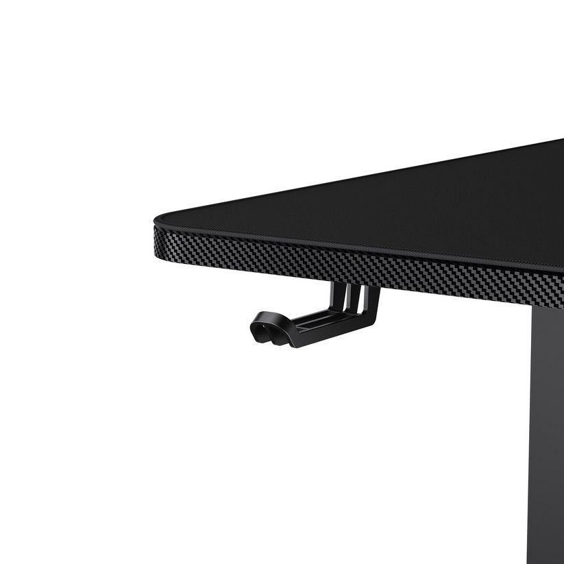 COUGAR stůl E-STAR 120 el. 1200 x 600 x 15, 720-1170mm,carbon design,monitor stand,pad,paměť 2 módy (poškozený obla)