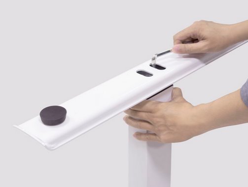 COUGAR stůl ROYAL 150 ELITE elictric 1500 x 800 x 725-1225mm 2x USB 3.0 & 2x USB-C white