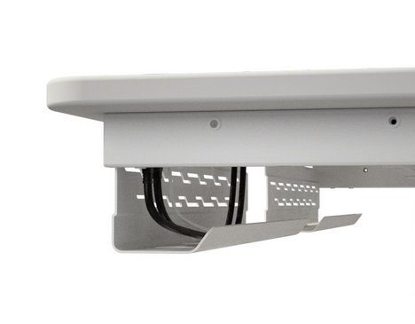 COUGAR stůl ROYAL 150 ELITE elictric 1500 x 800 x 725-1225mm 2x USB 3.0 & 2x USB-C white