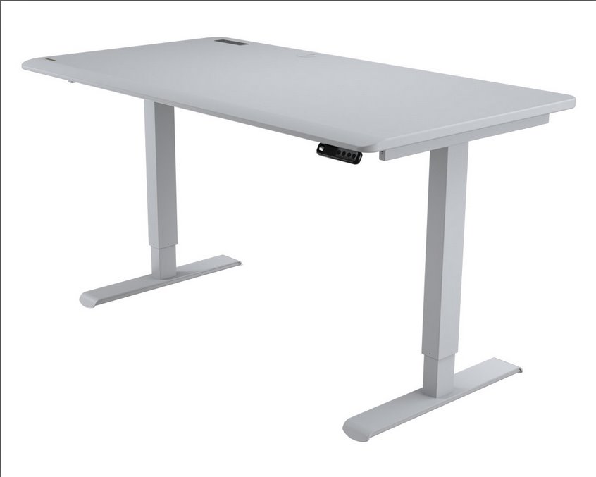 COUGAR stůl ROYAL 150 ELITE elictric 1500 x 800 x 725-1225mm 2x USB 3.0 & 2x USB-C white