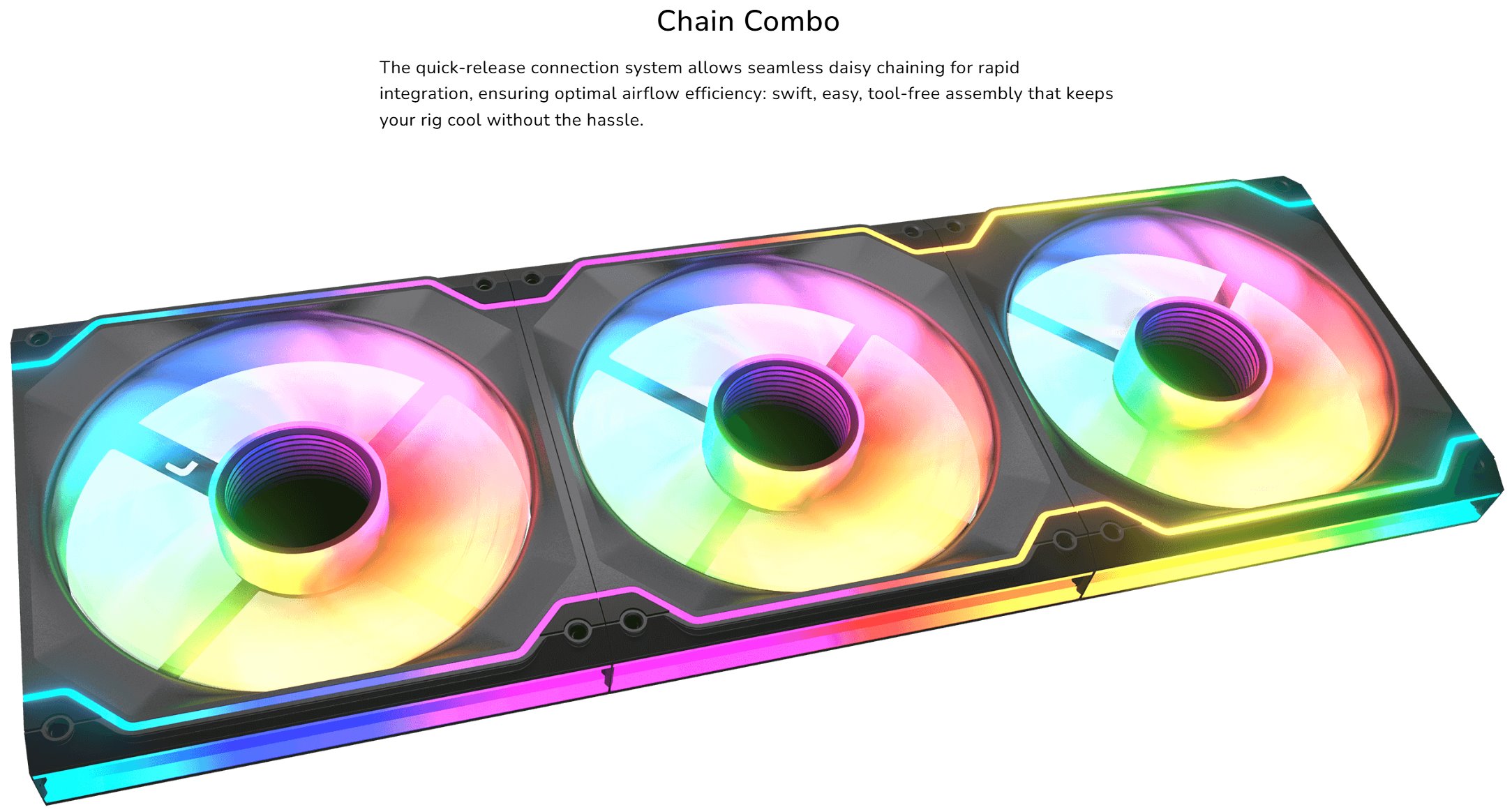 COUGAR ventilátor C140 ARGB black 140mm lightning & power management control