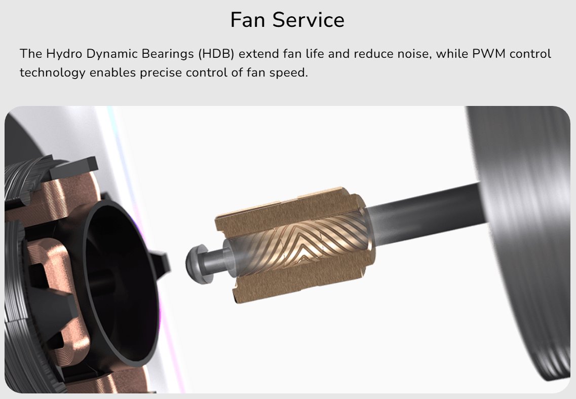 COUGAR ventilátor C140 ARGB black 140mm lightning & power management control