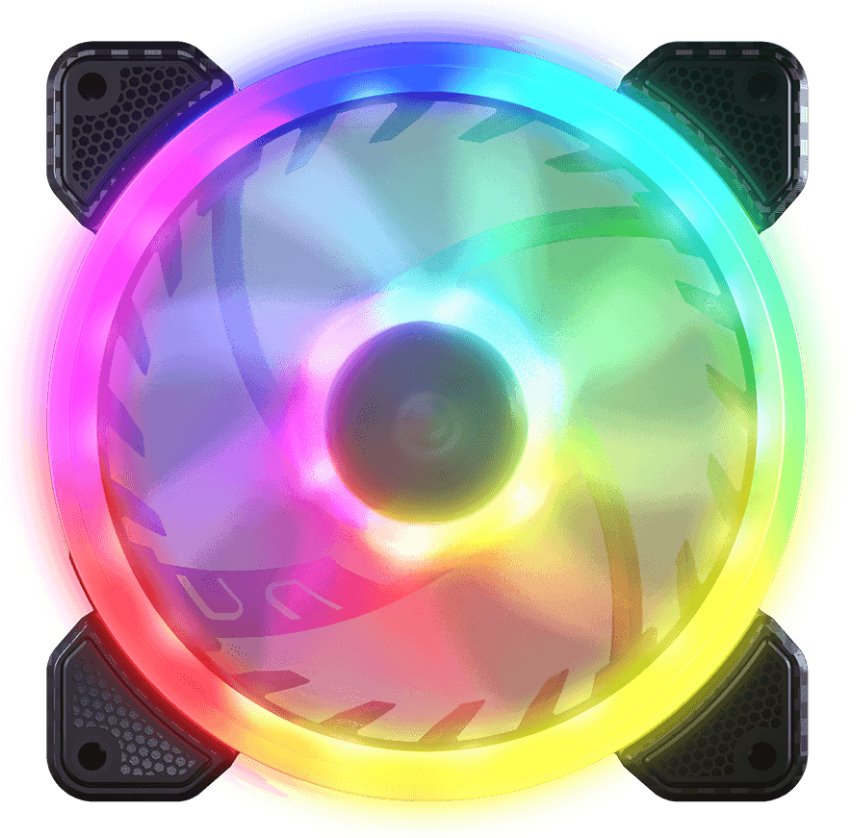 COUGAR ventilátor VORTEX VX 120 ARGB 120mm hydro dynamic bearings, lightning & power management