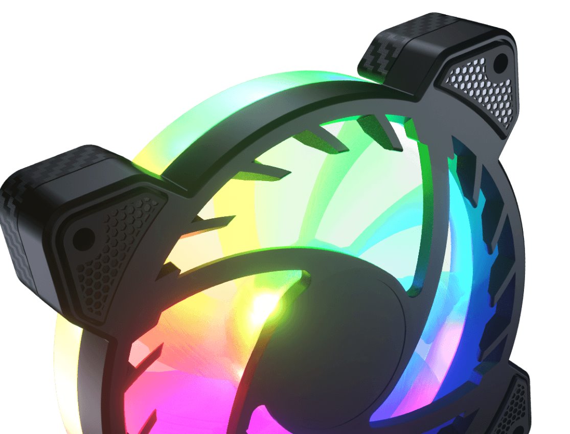COUGAR ventilátor VORTEX VX 120 ARGB 120mm hydro dynamic bearings, lightning & power management
