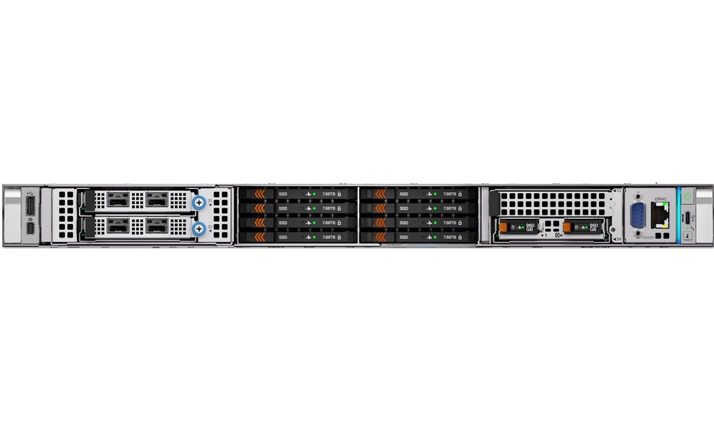 DELL PowerEdge R470 6511P, 4x32GB, 2x480GB SSD, 8x2.5" HP, H965i, iDRAC 10 Ent., 2x800W, 1U, Rack, 3Y PS NBD