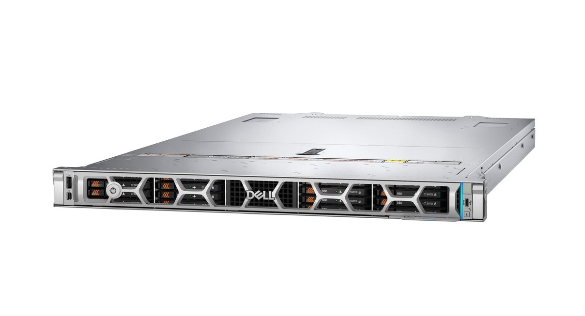 DELL PowerEdge R6725 2x9115, 4x32GB, 2x960GB NVMe, 8xNVMe, H965i, iDRAC 10 Ent., 2x800W, 1U, Rack 3Y PS NBD