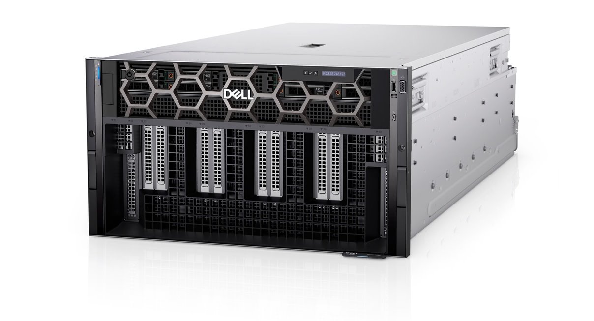DELL PowerEdge XE9680 2x6542Y, 32x64GB, 2x3.84TB NVMe, 16x2.5", iDRAC 9 Ent., MI300X 192GB, 6x2800W, 6U, Rack, 3Y PS NBD
