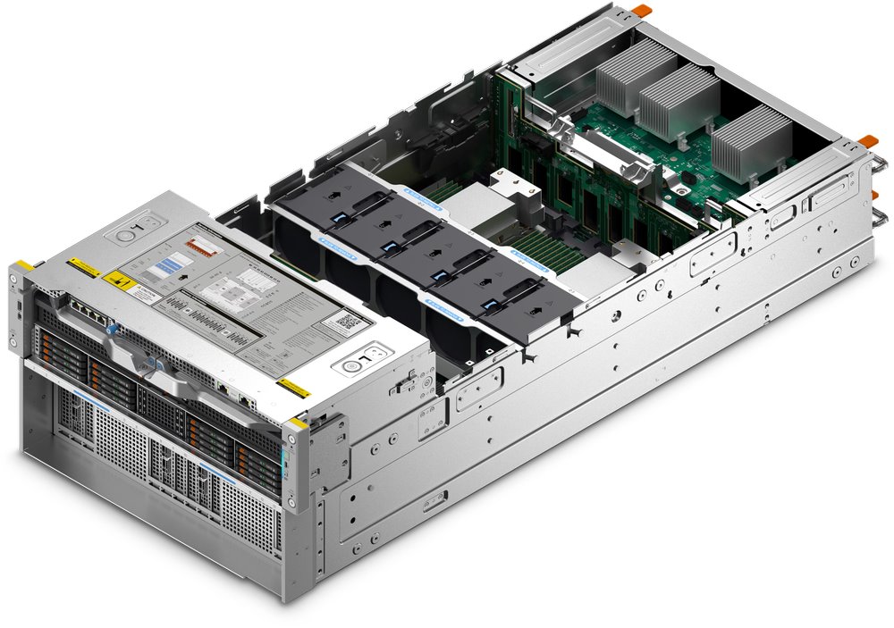 DELL PowerEdge XE9780 2x6747P, 32x64GB, 4x3.2TB NVMe + 2x960GB M.2, iDRAC 10 Dat., 12x3200W, 10U, Rack, 3Y PS NBD